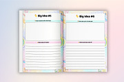 Kid’s Minds & Big Ideas Planner, a Stationery Template by Designmela01 (Thumbnail 7 of 8)