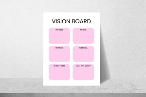 Vision Board Printable