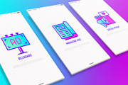 Advertising | 16 Thin Line Icons Set, an Outline Icon by Alex Blogoodf (Thumbnail 2 of 7)