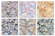 Pastel 3D Floral Trees Digital Paper, a Texture Graphic by Dream Creation (Thumbnail 2 of 6)
