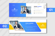 Creative Email Signature Template, a Social Media Template by pixelcreatx (Thumbnail 1 of 2)