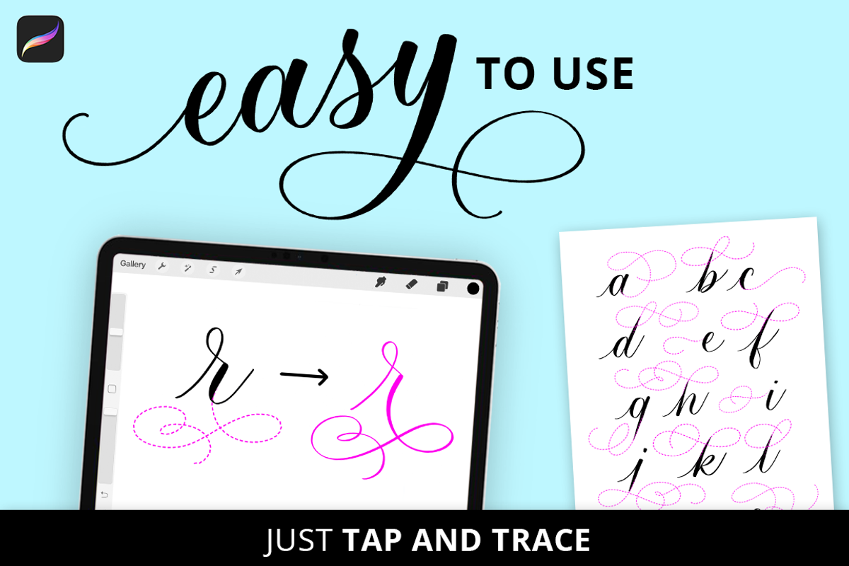 FLOURISH STAMPS FOR PROCREATE, a Brush Add-On by Loveleigh Loops (Photo 7 of 16)