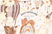 BOHO WOODLAND animals. Watercolor, an Animal Illustration by OlliArtDesign (Thumbnail 10 of 11)