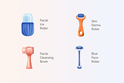 Facial Care Tools, an Object Graphic by Deemak Daksina (Thumbnail 2 of 3)