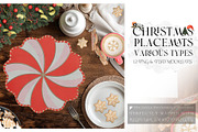 Christmas Placemats Various Types, a Product Mockup by mock-ups (Thumbnail 1 of 25)
