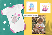 Cute Woodland Animals Vector Set, an Animal Illustration by danceyourlife (Thumbnail 3 of 15)