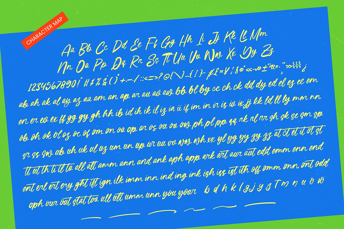 Blasting Bold Handwritten, a Script Font by Letterena Studios Script (Photo 9 of 10)