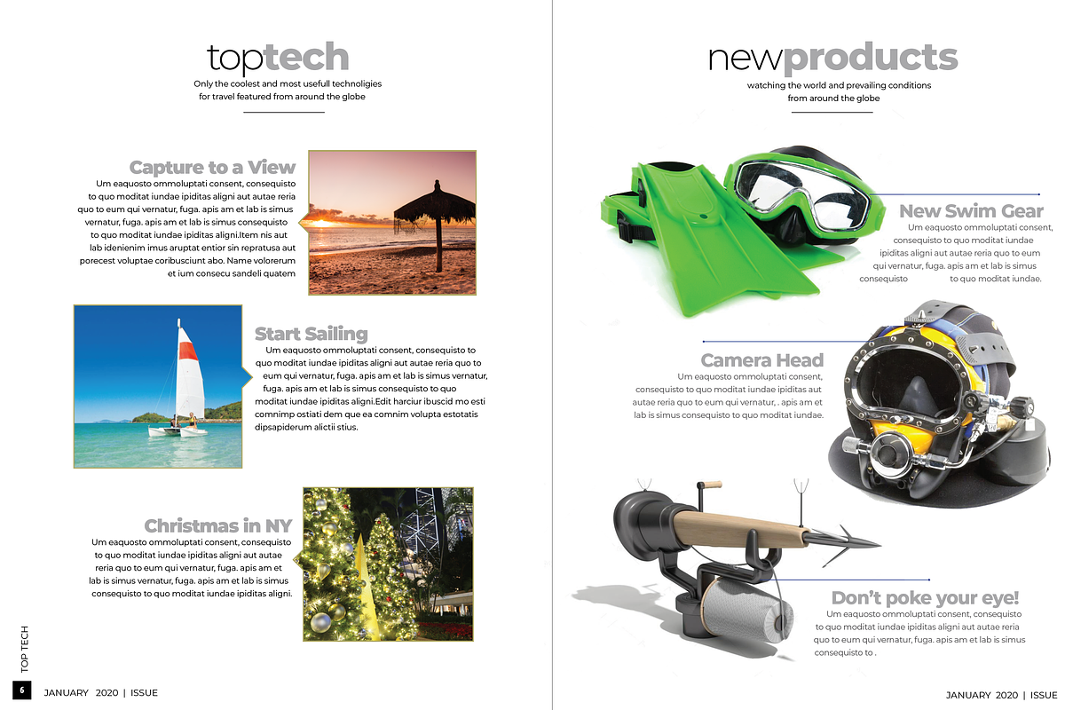 Travel Magazine, a Magazine Template by potterDesigns (Photo 4 of 13)