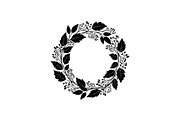 Botanical Floral Wreath SVG Bundle, an Illustration by Designs_River (Thumbnail 18 of 31)