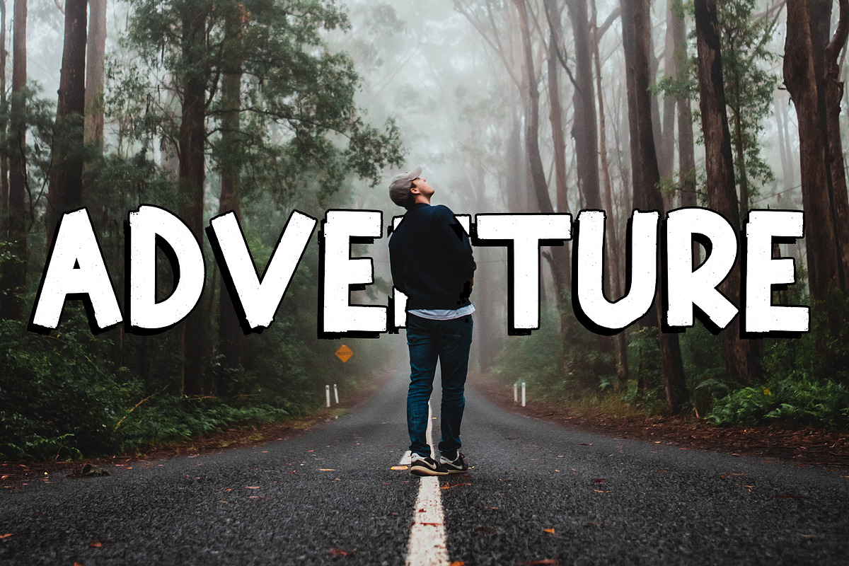 SOUTH NORTH || Display Font preview 4