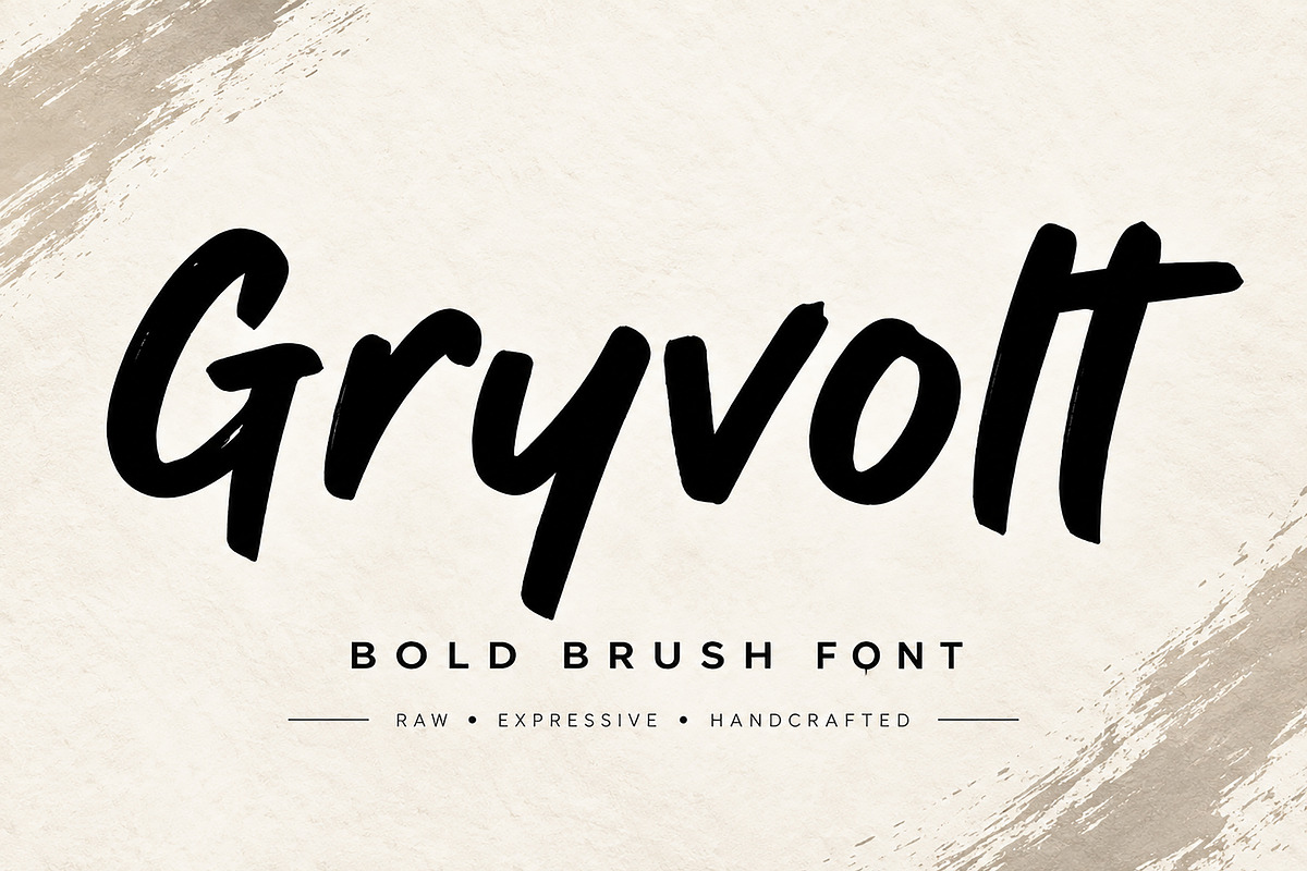 Gryvolt, a Script Font by Wow Magic (Photo 1 of 5)