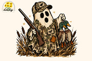 Funny Halloween Hunter Png, an Object Graphic by Daisy Design (Thumbnail 1 of 3)