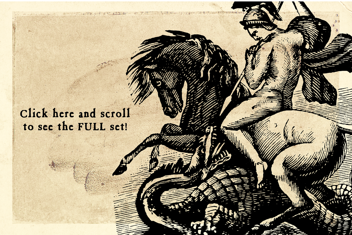 Vintage Symbols and Emblems Vectors, an Illustration by Jeffry Macpherson Visuals (Photo 2 of 4)