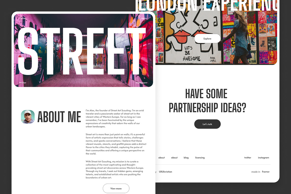 ArtSpotter - Framer Template, a Landing Page Template by 123 UXUI (Photo 1 of 4)