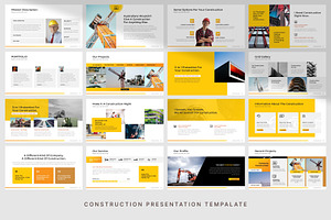 Construction Presentation Template