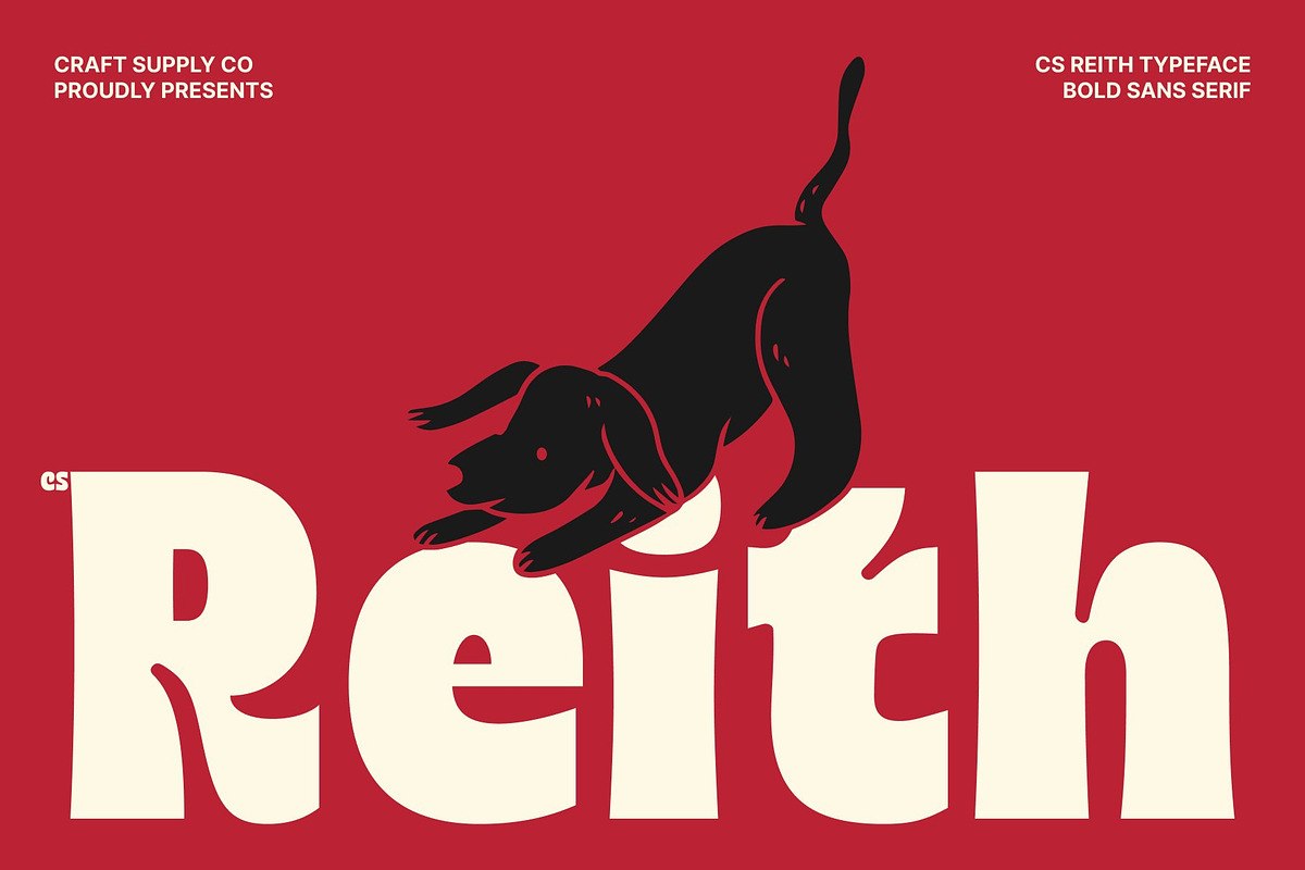 CS Reith – Bold Sans Serif, a Sans Serif Font by Craft Supply Co. (Photo 1 of 8)