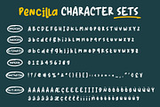 Pencilla - Natural Handdrawn, a Font by Good Java Studio (Thumbnail 7 of 11)