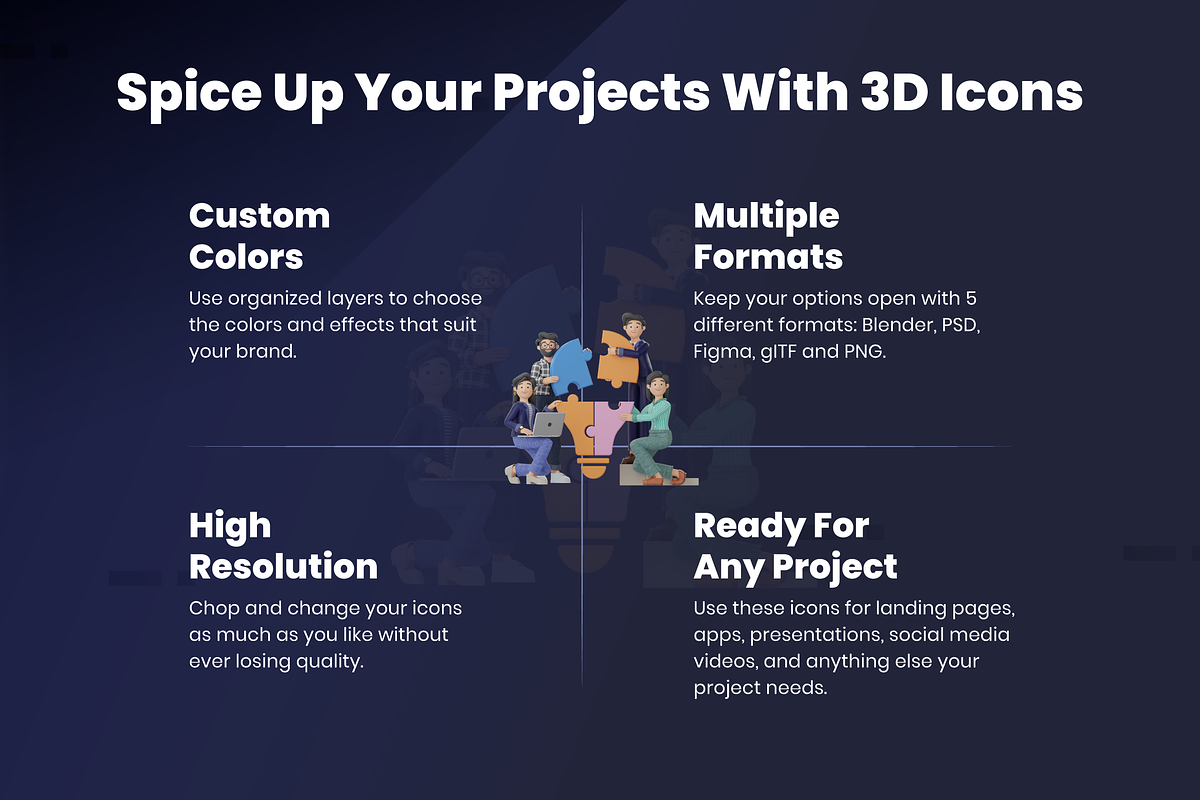 3D Career Illustration Set, a Person Illustration by Flat Icons (Photo 2 of 8)