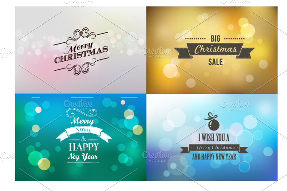 9 Light Bokeh & insignia backgrounds, an Illustration by Marish (Photo 3 of 4)