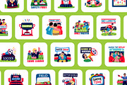 Football and Soccer Stickers, an Emoji Icon by Creative Stall (Thumbnail 6 of 8)