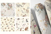 Animal ABC World map watercolor set, an Animal Illustration by TanyaSchuka (Thumbnail 19 of 22)