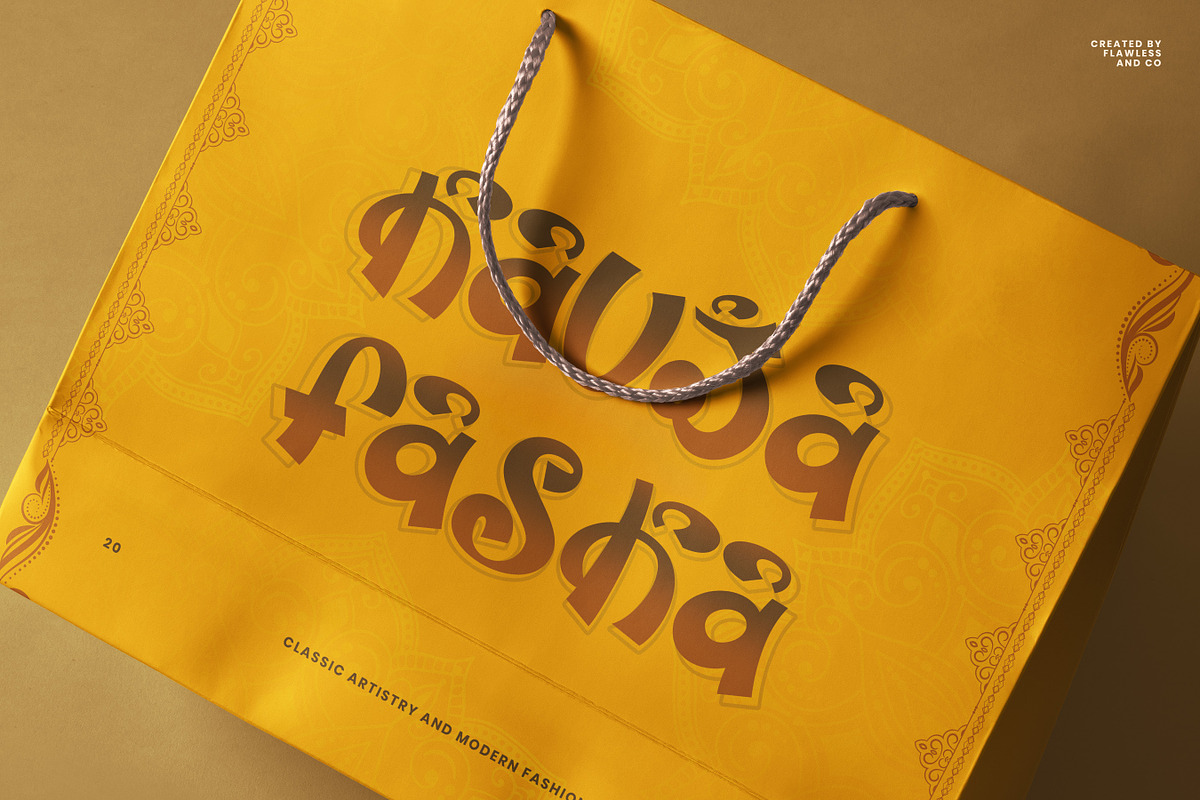 Jaisha - Hindi Display Font, a Font by Flawless And Co (Photo 3 of 10)
