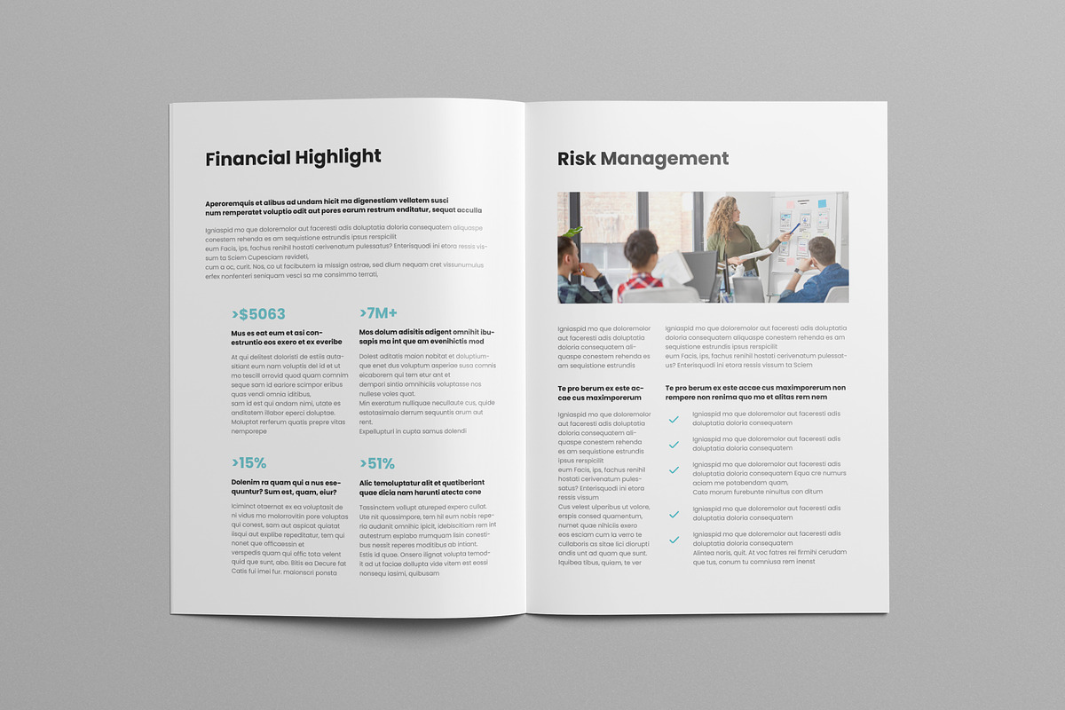 Business Plan Template Canva, a Brochure Template by Pixelpick