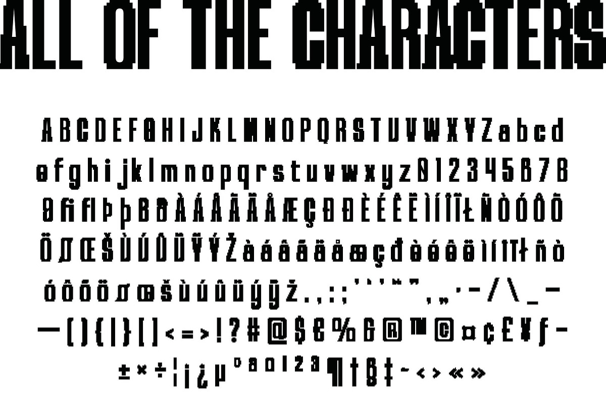 CS Belway Semipixel, a Sans Serif Font by Craft Supply Co. (Photo 8 of 8)