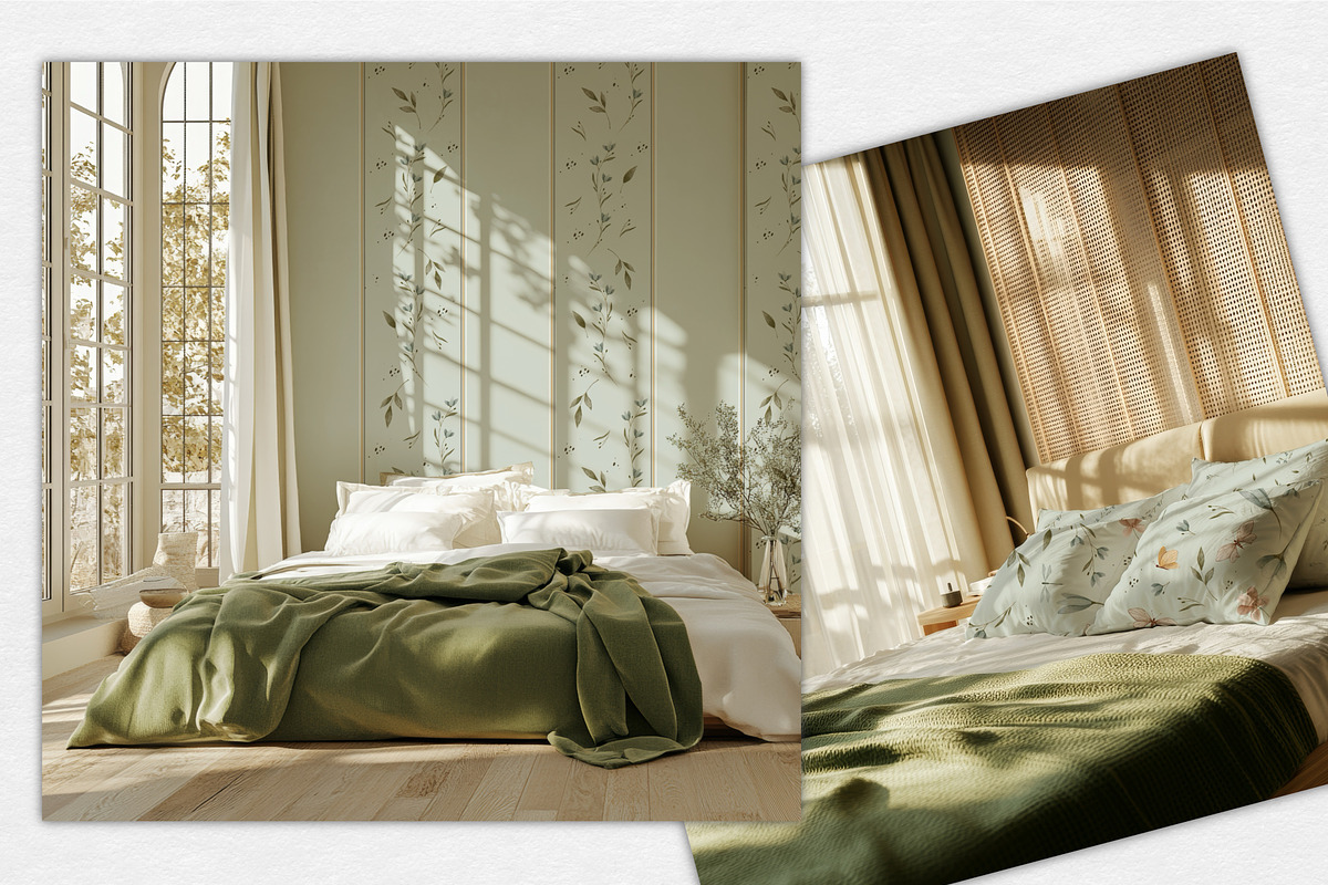 Elegant Botanical Seamless Set, a Pattern Graphic by ZabolotnaArt (Photo 5 of 6)