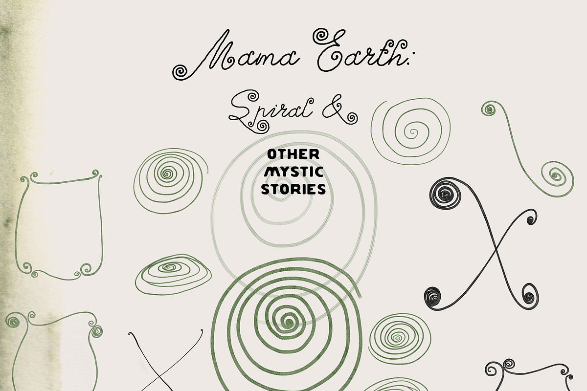 MAMA EARTH Mystic Spiral Textures, an Object Graphic by Lana Elanor (Photo 16 of 17)