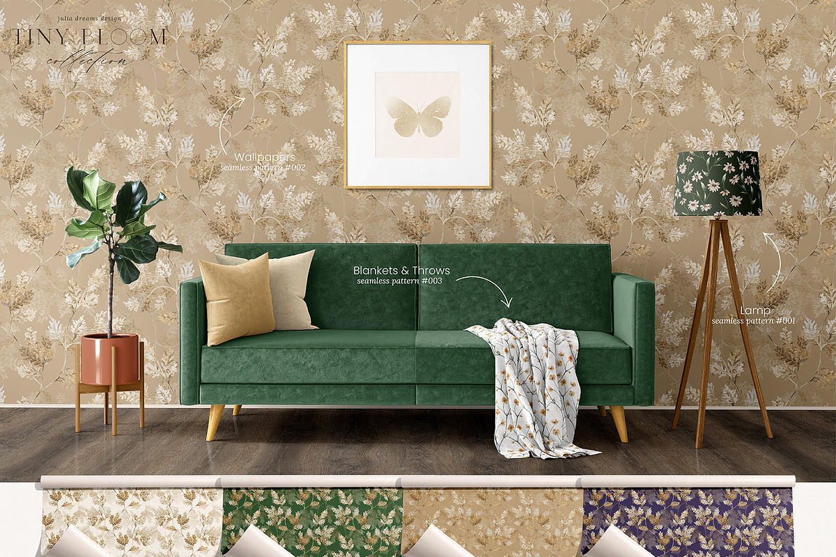 Tiny Bloom Collection, a Texture Illustration by Julia Dreams (Photo 5 of 10)