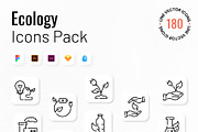 Ecology Icons Pack, an Outline Icon by Brickclay (Thumbnail 1 of 7)