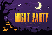 Dark Scary - Halloween Font, a Blackletter Font by alanwarstd (Thumbnail 2 of 5)
