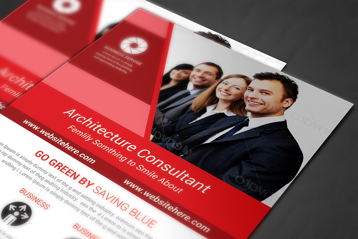 Corporate Business Flyer Template, a Flyer Template by AfzaalGraphics (Photo 4 of 4)