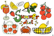 Summer diet, a Food Illustration by Olillia (Thumbnail 1 of 5)
