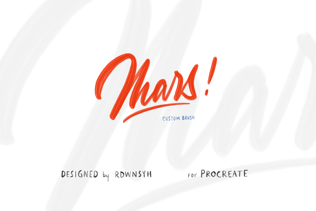Mars Texture Brush for Procreate