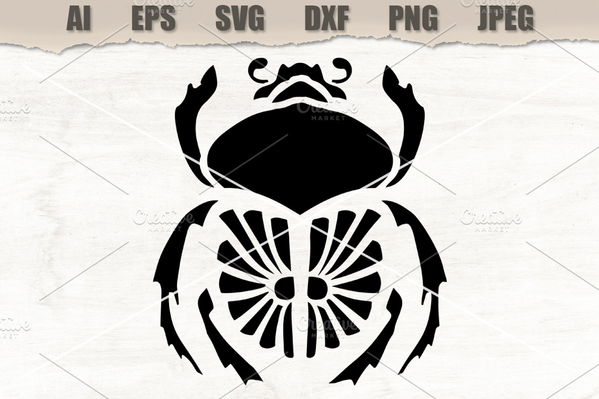 Stencil Beetle, a Decorative Illustration by MARYCRAFTIRIA (Photo 1 of 3)