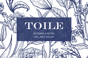 Toile Fleurie, Pattern & Motifs