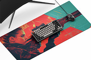 Desk mat mockup 6 PSD fully editable, a Merchandise Mockup by GraphicVil (Thumbnail 8 of 9)