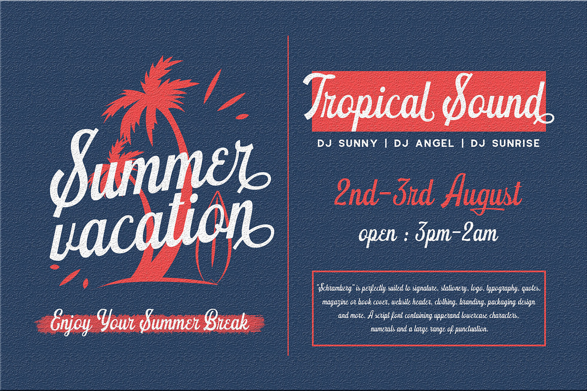 Schramberg Font Duo + Logo Template preview 4