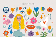Peace & Love, a Person Illustration by Bosotochka♥Art (Thumbnail 3 of 10)