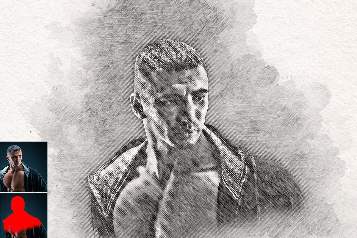 Realistic Drawing & Sketch Effect 2, an Action Add-On by MRI STUDIO (Photo 8 of 12)