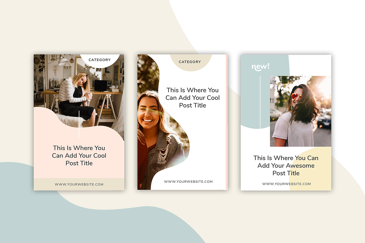 Canva Pinterest Templates, a Social Media Template by Anchor ‹A› Digital Design (Photo 4 of 8)