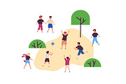 Children playing, outdoor activities, a Person Illustration by Good Studio (Thumbnail 2 of 3)