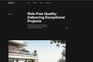 Architecture Firm Landing Page