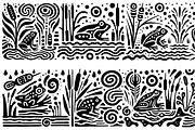 Vintage Gardening Folk Art, a Decorative Illustration by devastd (Thumbnail 5 of 28)