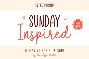 Sunday Inspired - Font Duo