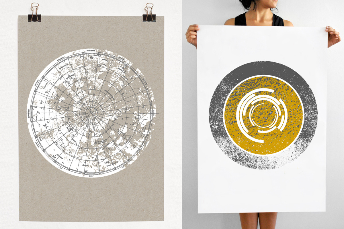 Metallic Textures - 12 Vectors, a Texture Graphic by Offset (Photo 9 of 11)