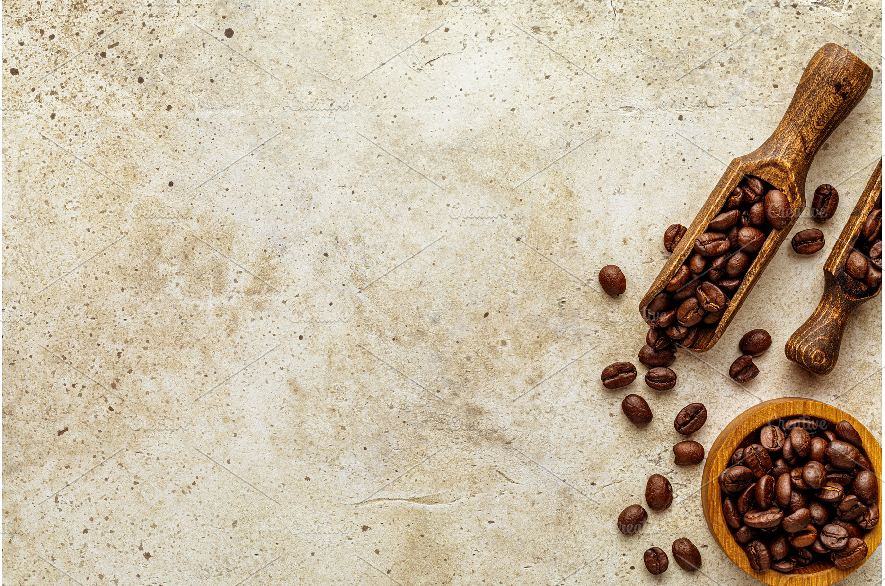 Coffee composition with copy space, an Abstract Photo by Sergey Kotenev