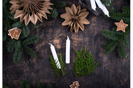 Procass of decorating Christmas, a Holiday Photo by Yulia Furman